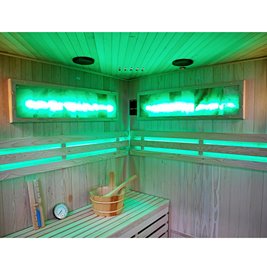 Sauna fińska 6 osobowa wysokotemperaturowa 8KW Harvia 180x180 cm Kemi7