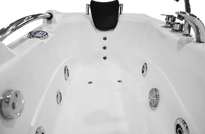 Wanna z hydromasażem prostokątna przyścienna 167x85 cm MO-0206