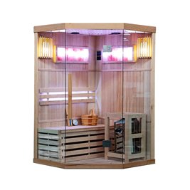 Sauna fińska 2 osobowa wysokotemperaturowa 3,5KW Harvia 120x120 cm Kemi2