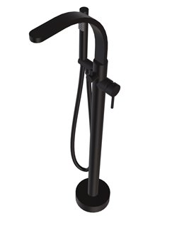 Bateria wannowa wolnostojąca czarny matt Decco I Besco BW-DI-CZ