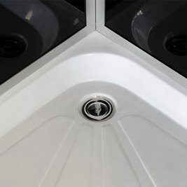 Kabina prysznicowa kwadratowa zabudowana 90x90 WSH309B