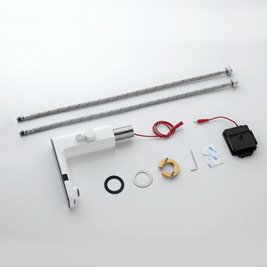 Biała bateria bezdotykowa automatyczna F14-WH LCD