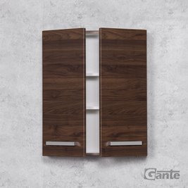 Szafka łazienkowa wisząca 60x72 Fokus kolor orzech