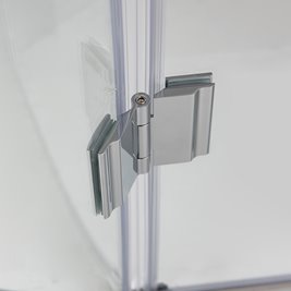 Kabina prysznicowa półokrągła 80x80 drzwi uchylne KZ92A