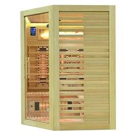 Sauna na podczerwień kamień solny + turmaliny 150X150X190CM MO-RL3CST Infrared Mazur