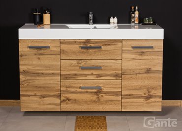 Szafka wisząca z umywalką 140/50/C3 seria Fokus NE