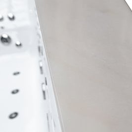 Wanna z hydromasażem prostokątna do zabudowy + obudowa Kalambo WH 190x150 cm