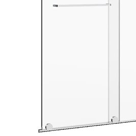 Ścianka prysznicowa rozsuwana 100 cm Creative BK258T10 powłoka Clean Glass zdjęcie 3