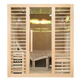 Sauna sucha fińska piec 6 KW Harvia BC60 + kamień solny 180X160X200CM MO-EA4-L Mazur