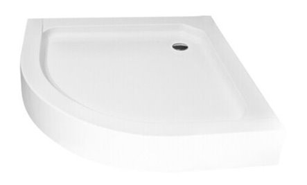 Zestaw kabina 80x80 z brodzikiem szkło mleczne