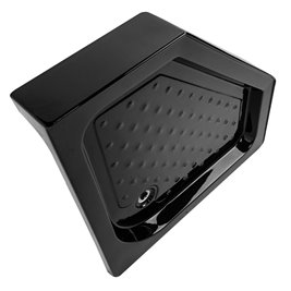 Czarny brodzik prysznicowy pięciokątny 80x80 SXL07A wysokość 15 cm