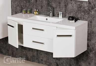 Szafka z umywalką dolomitową 120/39C seria Fokus B