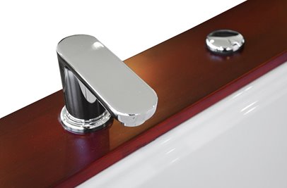 Wanna z hydromasażem do zabudowy prostokątna 180x150 cm MO-1666 Turbo