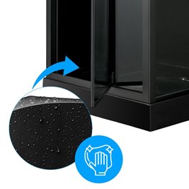 Kabina prysznicowa kwadratowa zabudowana 90x90 WSH-306