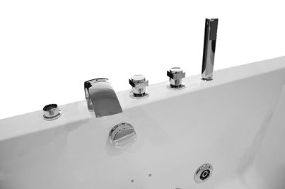 Wanna z hydromasażem przyścienna 176x85 cm MO-0054