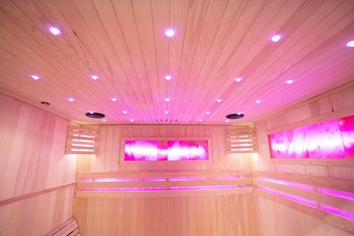 Sauna sucha fińska piec 6 KW Harvia BC60 + kamień solny 180X160X200CM MO-EA4-L Mazur