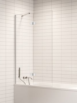 Parawan wannowy kolor chrom lewy 100x150 P-0227-WL Nesta New Trendy
