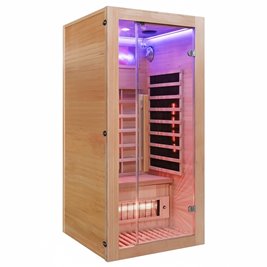 Sauna na podczerwień 2-osobowa 90x90 cm grzejniki kwarcowe i karbonowe Alta1 Infrared
