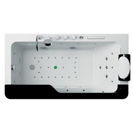 Wanna z hydromasażem prostokątna 170x90 cm Nevada-BL 912
