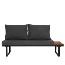 Zestaw mebli ogrodowych metalowych stół i narożnik Toba zdjęcie 6