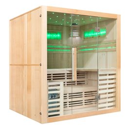 Sauna sucha fińska piec 6 KW Harvia BC60 + kamień solny 180X160X200CM MO-EA4-I Mazur