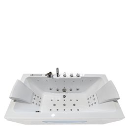 Wanna prosotkątna z hydromasażem 150x84 cm Iris 933A Hydrosan