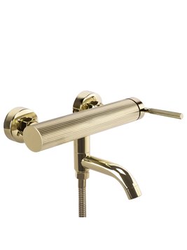 Bateria wannowa Argon Rea złoty połysk