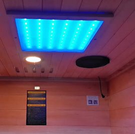 Sauna na podczerwień 2-osobowa 90x90 cm grzejniki kwarcowe i karbonowe Alta1 Infrared