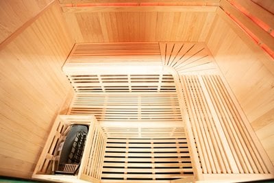 Sauna sucha fińska piec 6 KW Harvia BC60 + kamień solny 180X160X200CM MO-EA4-I Mazur