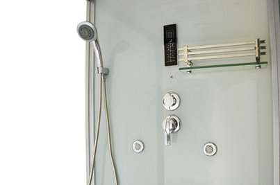 Sauno kabina prysznicowa prostokątna 180x110 cm MO-1752W PRAWA TRIO