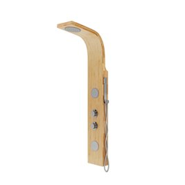 Panel natryskowy bambusowy chrom bateria mieszacz B-231 Bali Corsan