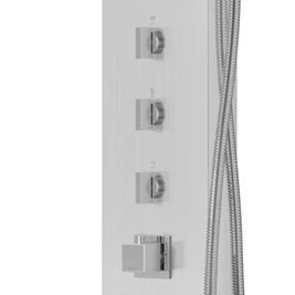 Panel prysznicowy z wylewką Neo Led Corsan bateria termostat zdjęcie 3