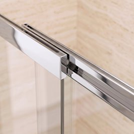 Parawan wannowy rozsuwany chrom 120 cm Dario Rea zdjęcie 7