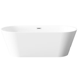 Wanna wolnostojąca 170 cm Limnos Invena AN-00-110-KPL wykończenie chrom