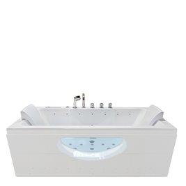 Wanna prosotkątna z hydromasażem 150x84 cm Iris 933A Hydrosan