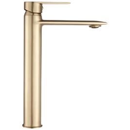 Bateria umywalkowa wysoka złota szczotkowana Rea Veneta