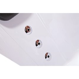Wanna z hydromasażem asymetryczna Carmen 631 P 180x120