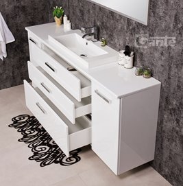 Szafka wisząca z umywalką 180/39/C3 seria Fokus B