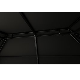 Pawilon ogrodowy KING 400x300 cm z moskitierą czarny