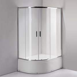 Kabina prysznicowa na głębokim brodziku lewa 115x85 cm Maja Hydrosan