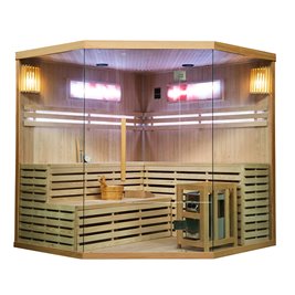 Sauna fińska 6 osobowa wysokotemperaturowa 8KW Harvia 200x200 cm Kemi6