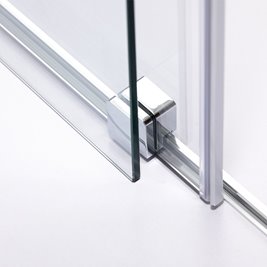Drzwi prysznicowe rozsuwane szkło 8 mm szerokość 140 cm ASTRA-CH-DUO-140