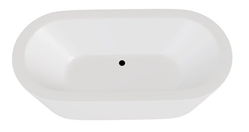 Wanna wolnostojąca Victoria 185 cm syfon czarny Besco