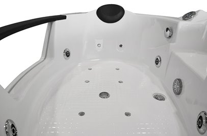 Wanna łazienkowa z hydromasażem Spa narożna 150x150 cm MO-0312
