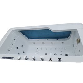 Wanna z hydromasażem prostokątna 170x90 cm Nevada-WH 912