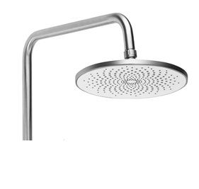 Zestaw prysznicowy natynkowy Inox Foss Clif Rea