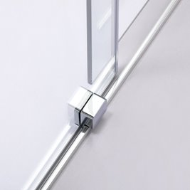 Drzwi prysznicowe rozsuwane szkło 8 mm szerokość 140 cm ASTRA-CH-DUO-140