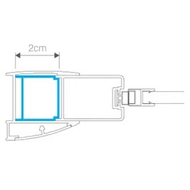 Profil poszerzający PP-0007 1,5 cm serii New Soleo Chrome New Trendy zdjęcie 2