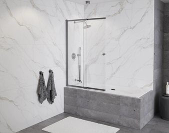 Prostokątna wanna do zabudowy Vitae Slim+ Besco 160 cm komplet syfon+ przelew zdjęcie 5