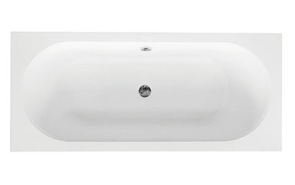 Prostokątna wanna do zabudowy Vitae Slim Besco 180 cm